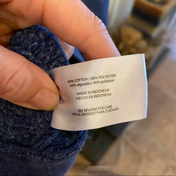 ORVIS Men Blue 1/4 Zipped Pullover Preppy Sweater Size Medium - Picture 6 of 7